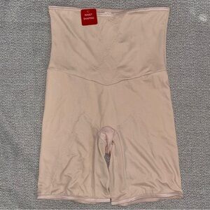Flexees NEW Waist Shaper Thigh Slimming high rise Panty Blush size XL neutral